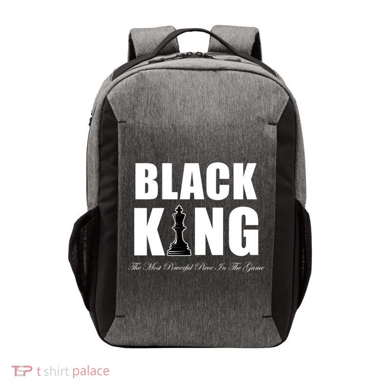 Black King The Most Powerful Piece In The Game African Pride Vector Backpack