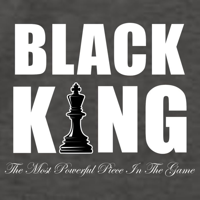 Black King The Most Powerful Piece In The Game African Pride Vector Backpack