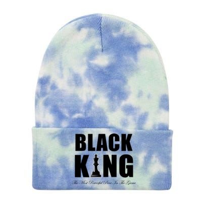 Black King The Most Powerful Piece In The Game African Pride Tie Dye 12in Knit Beanie