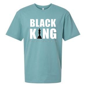 Black King The Most Powerful Piece In The Game African Pride Sueded Cloud Jersey T-Shirt