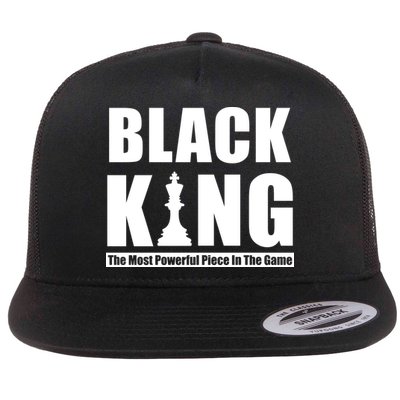 Black King The Most Powerful Piece In The Game Flatbill Hat