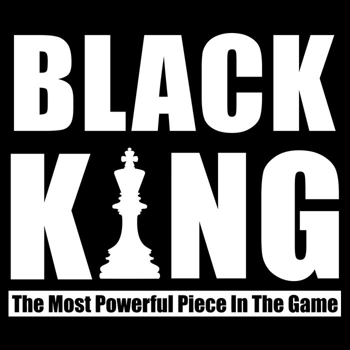 Black King The Most Powerful Piece In The Game Pom Pom 12in Knit Beanie