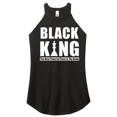 Black King The Most Powerful Piece In The Game Women's Perfect Tri Rocker Tank