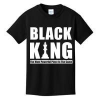 Black King The Most Powerful Piece In The Game Kids T-Shirt