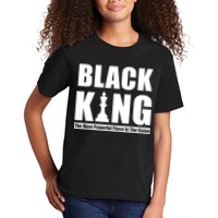Black King The Most Powerful Piece In The Game Kids T-Shirt