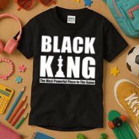 Black King The Most Powerful Piece In The Game Kids T-Shirt