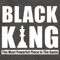 Black King The Most Powerful Piece In The Game Vector Backpack