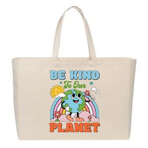 Be Kind To Our Planet Earth Day 2024 54th Anniversary Cotton Canvas Jumbo Tote