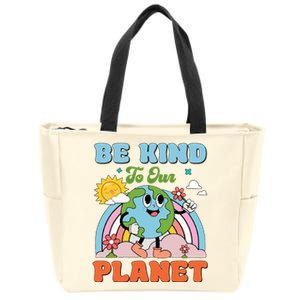 Be Kind To Our Planet Earth Day 2024 54th Anniversary Zip Tote Bag