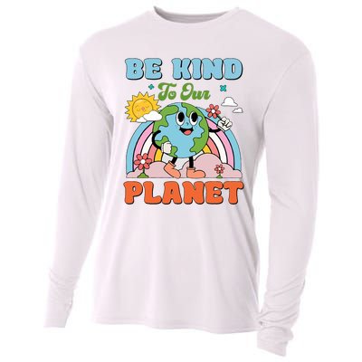 Be Kind To Our Planet Earth Day 2024 54th Anniversary Cooling Performance Long Sleeve Crew