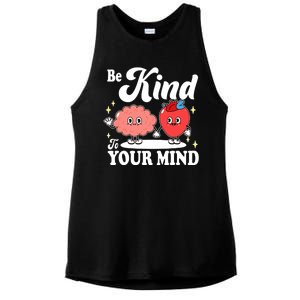 Be Kind To Your Mind Mental Health Awareness Ladies PosiCharge Tri-Blend Wicking Tank