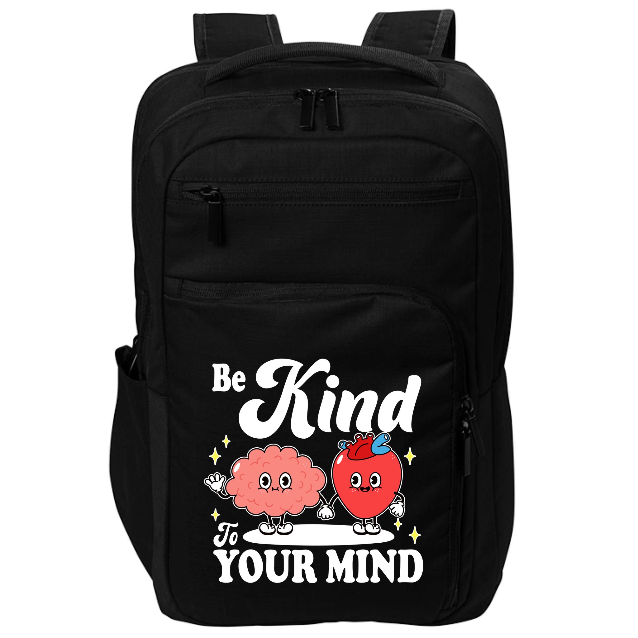 Be Kind To Your Mind Mental Health Awareness Impact Tech Backpack
