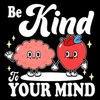 Be Kind To Your Mind Mental Health Awareness Drawstring Bag