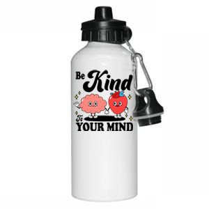 Be Kind To Your Mind Mental Health Awareness Aluminum Water Bottle 