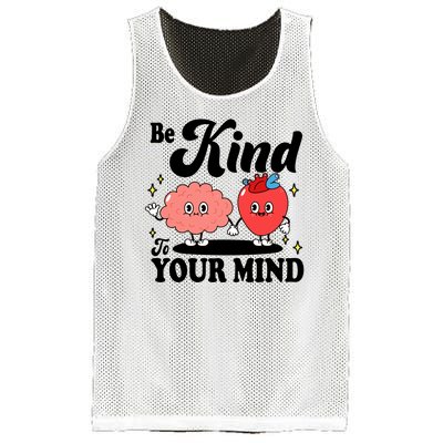 Be Kind To Your Mind Mental Health Awareness Mesh Reversible Basketball Jersey Tank