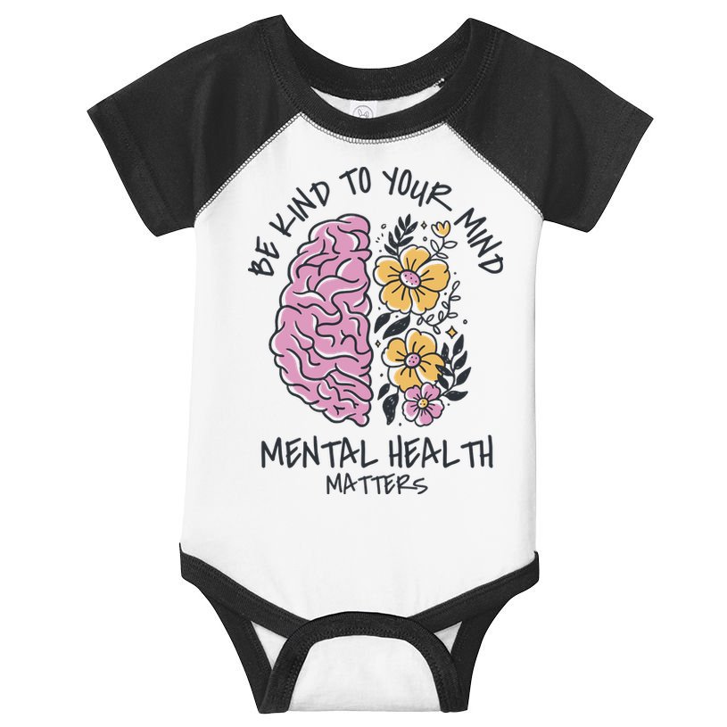 Be Kind To Your Mind Mental Health Matters Infant Baby Jersey Bodysuit