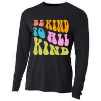 Be Kind To All Kind Quote Retro Cooling Performance Long Sleeve Crew