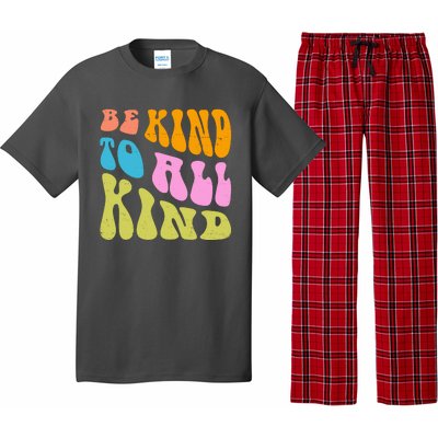 Be Kind To All Kind Quote Retro Pajama Set