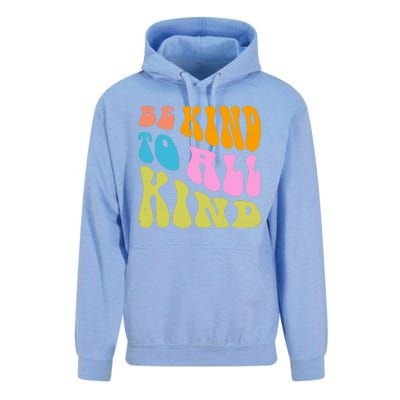 Be Kind To All Kind Quote Retro Unisex Surf Hoodie