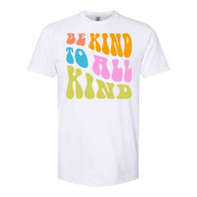 Be Kind To All Kind Quote Retro Softstyle® CVC T-Shirt