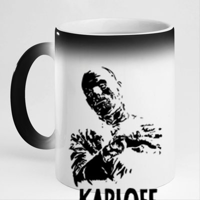 Boris Karloff The Mummy 11oz Black Color Changing Mug