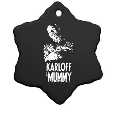 Boris Karloff The Mummy Ceramic Star Ornament