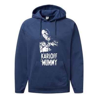 Boris Karloff The Mummy Performance Fleece Hoodie