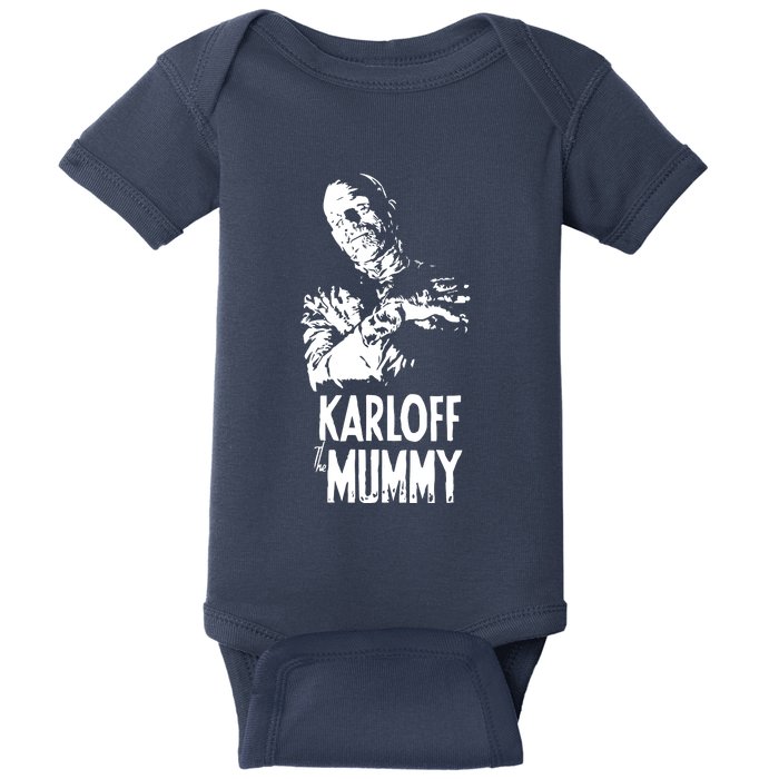 Boris Karloff The Mummy Baby Bodysuit