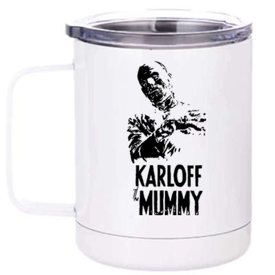 Boris Karloff The Mummy 12 oz Stainless Steel Tumbler Cup