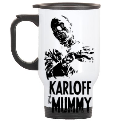 Boris Karloff The Mummy Stainless Steel Travel Mug