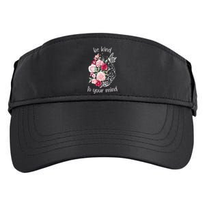 Be Kind To Your Mind Mental Health Matters Brain Wildflowers Adult Drive Performance Visor