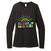 Be Kind To Your Mind Groovy Mental Health Matters Womens CVC Long Sleeve Shirt