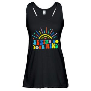 Be Kind To Your Mind Groovy Mental Health Matters Ladies Essential Flowy Tank