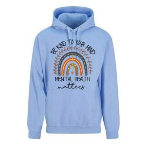 Be Kind To Your Mind Mental Health Matters Autism Awareness Unisex Surf Hoodie