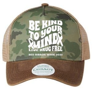 Be Kind To Your Mind Red Ribbon Week Drug Free Legacy Tie Dye Trucker Hat