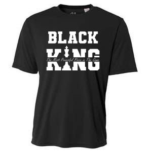 Black King The Most Powerful Piece In The Game Black History Cooling Performance Crew T-Shirt