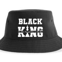 Black King The Most Powerful Piece In The Game Black History Sustainable Bucket Hat