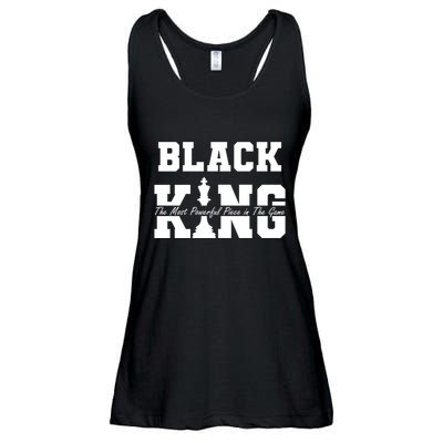 Black King The Most Powerful Piece In The Game Black History Ladies Essential Flowy Tank