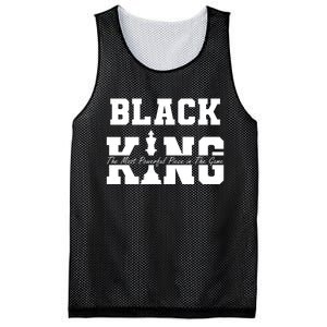 Black King The Most Powerful Piece In The Game Black History Mesh Reversible Basketball Jersey Tank