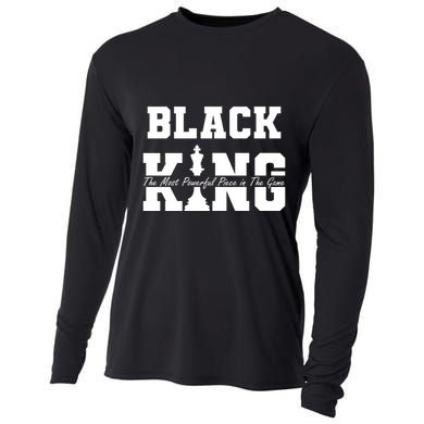 Black King The Most Powerful Piece In The Game Black History Cooling Performance Long Sleeve Crew