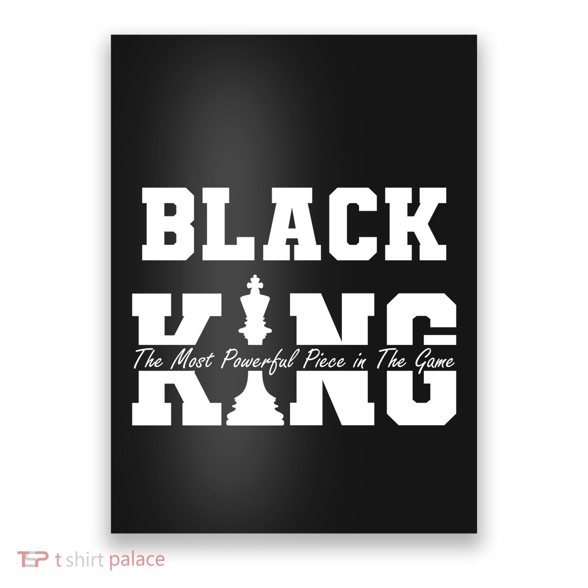 Black King The Most Powerful Piece In The Game Black History Poster