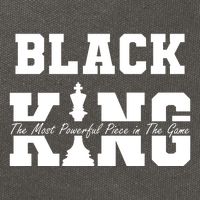 Black King The Most Powerful Piece In The Game Black History Cotton Canvas Backpack