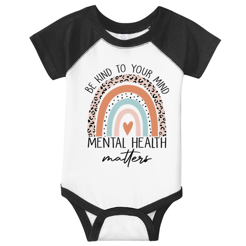 Be Kind To Your Mind Mental Health Matters Awareness Infant Baby Jersey Bodysuit