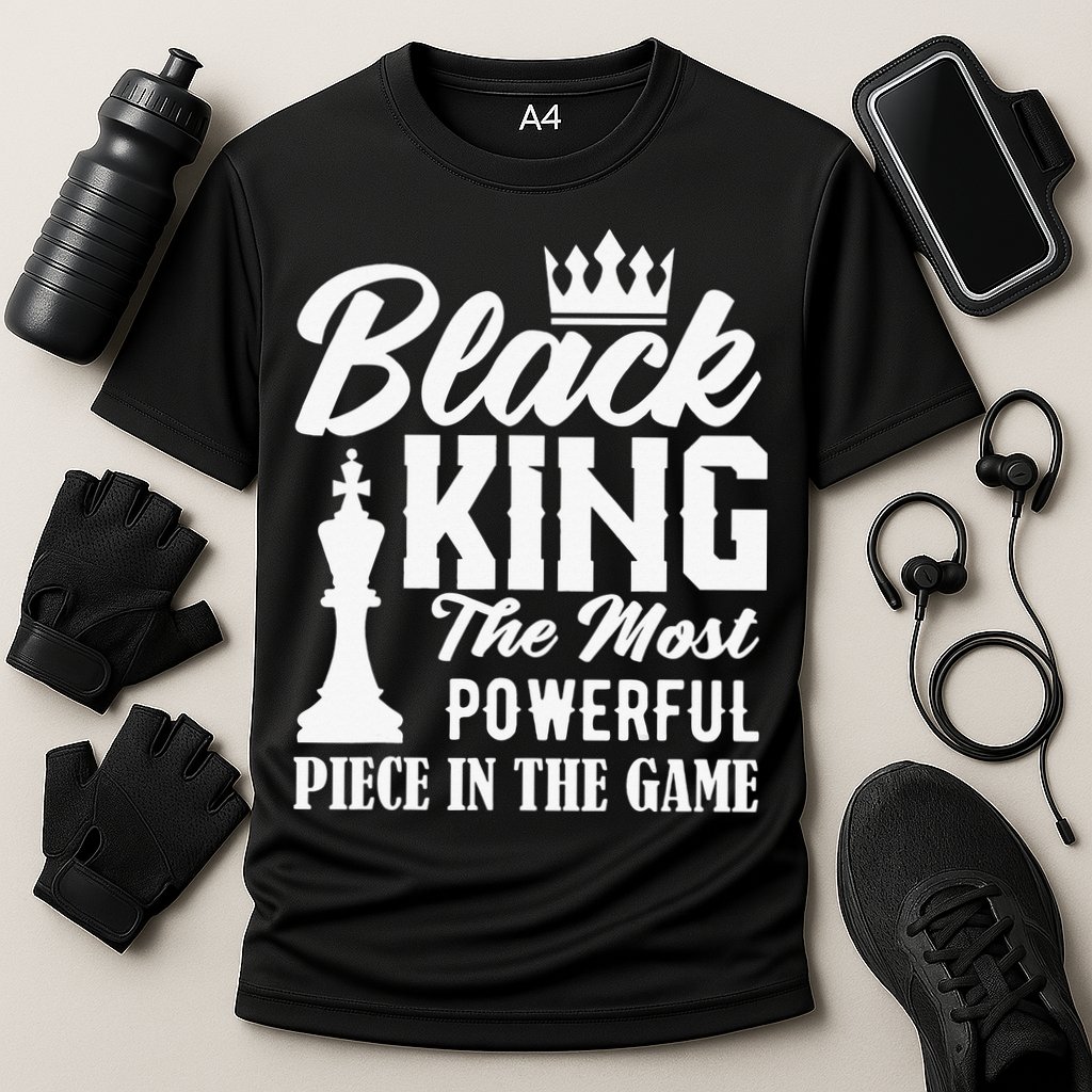 Black King The Most Powerful Piece in The Game Performance Shirt