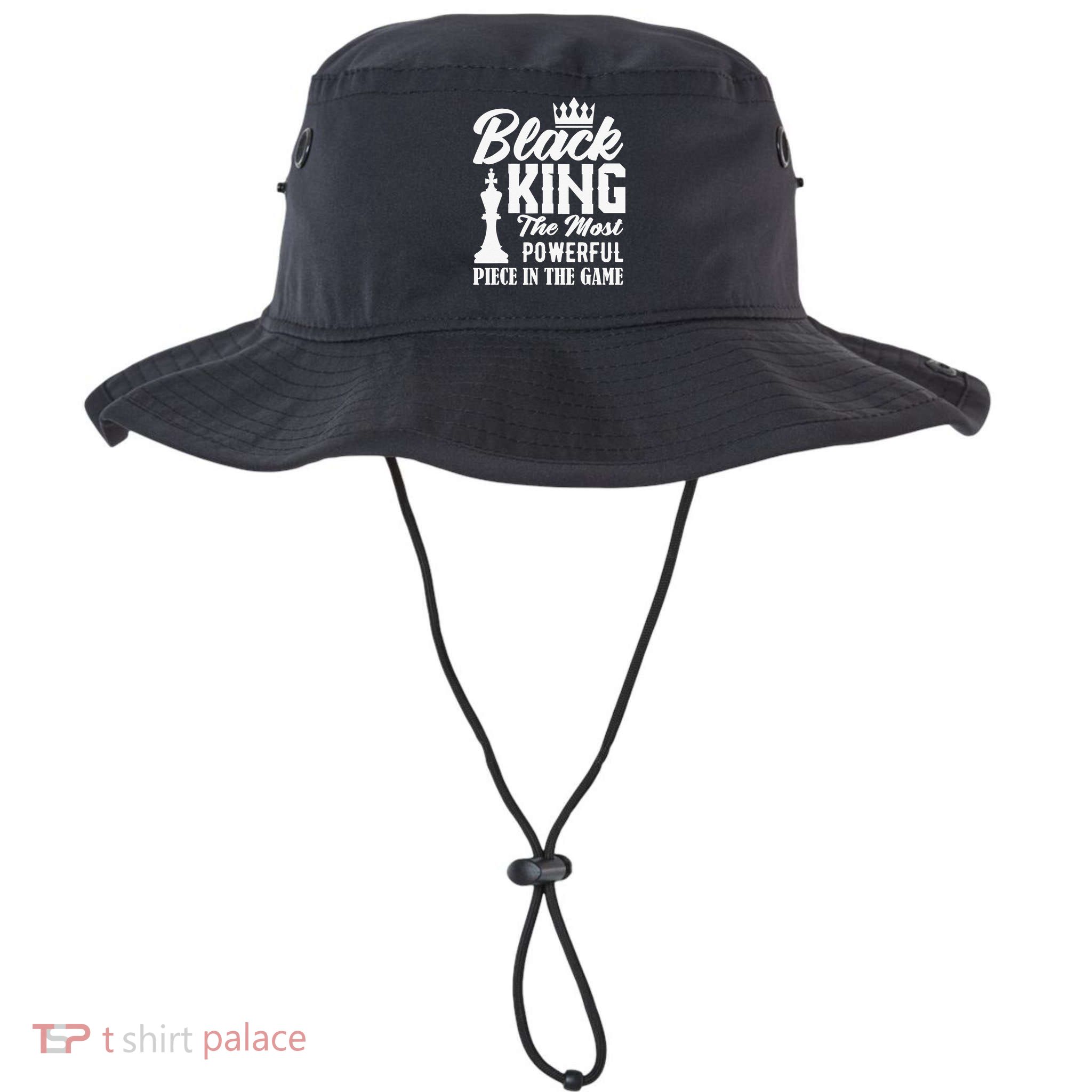 Black King The Most Powerful Piece in The Game Bucket Hat