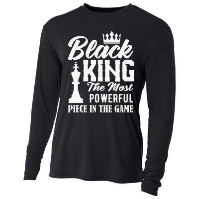 Black King The Most Powerful Piece in The Game Cooling Performance Long Sleeve Crew