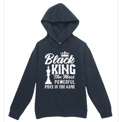 Black King The Most Powerful Piece in The Game Urban Pullover Hoodie