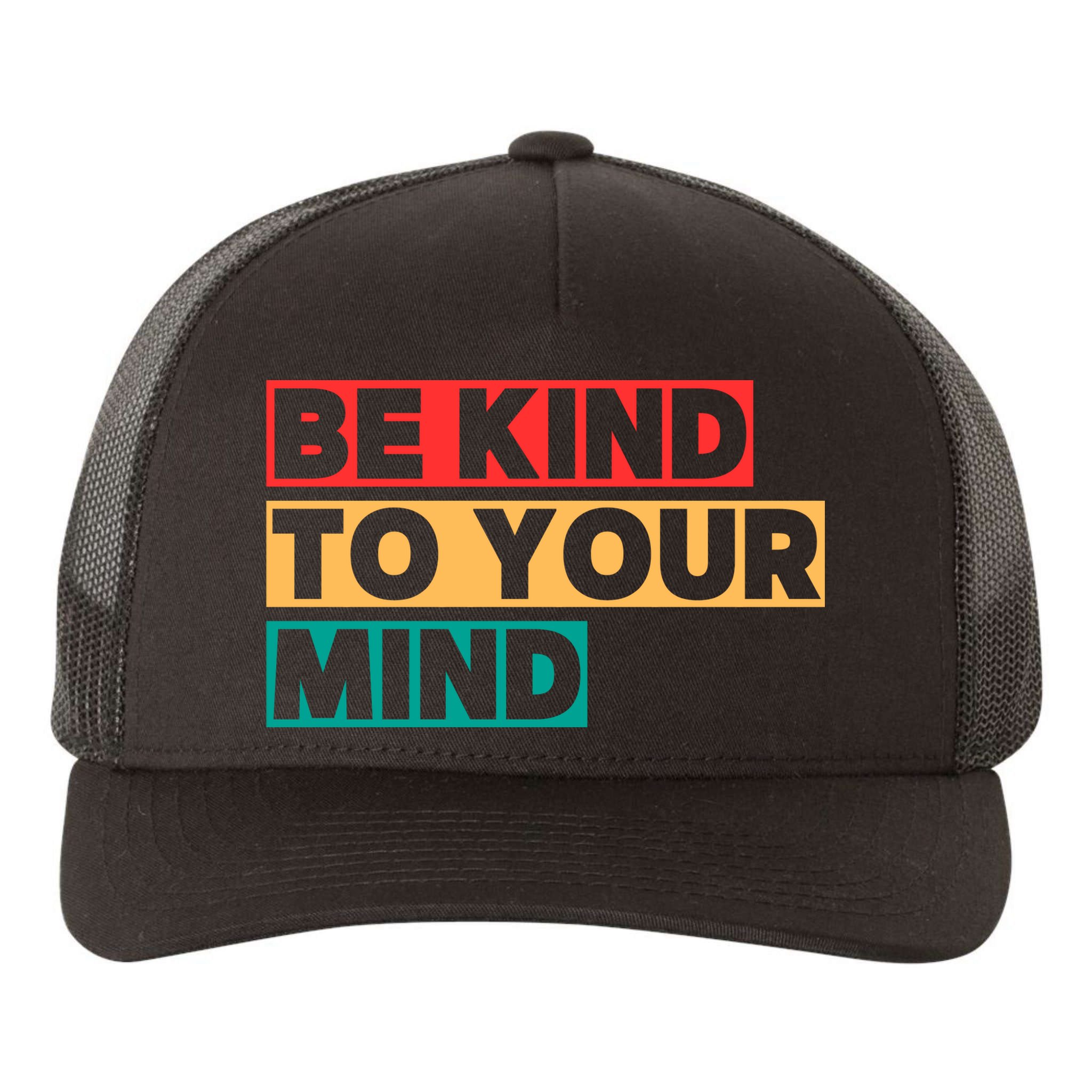 Be Kind To Your Mind Mental Health Awareness Yupoong Adult 5-Panel Trucker Hat