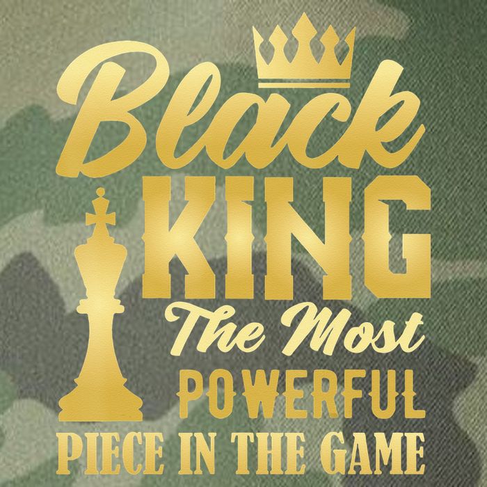Black King The Most Powerful Piece in The Game Legacy Tie Dye Trucker Hat