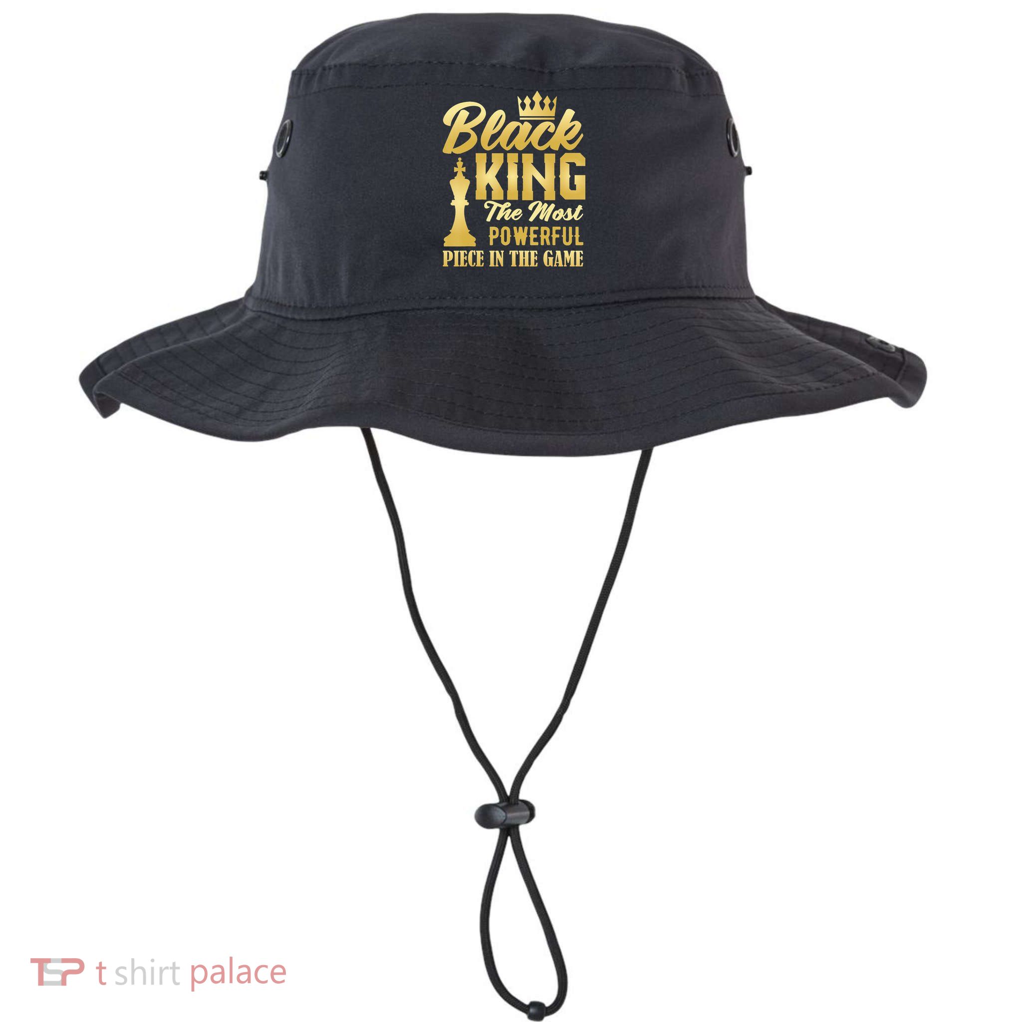 Black King The Most Powerful Piece in The Game Bucket Hat